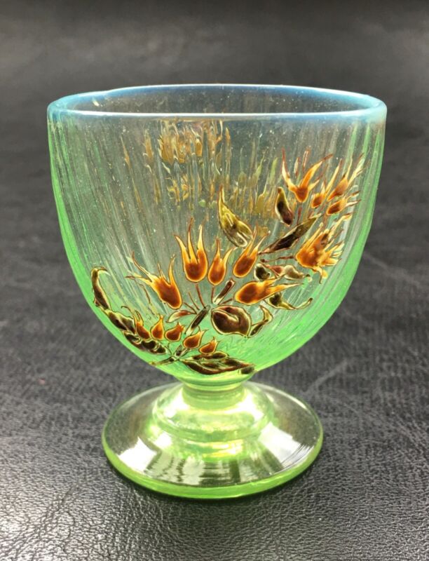 エミールガレの初期作品　クチナシのミニチュアクープ花瓶