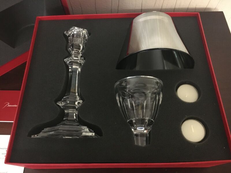 キャンドルスティック アルクールスタルク クリスタル バカラ