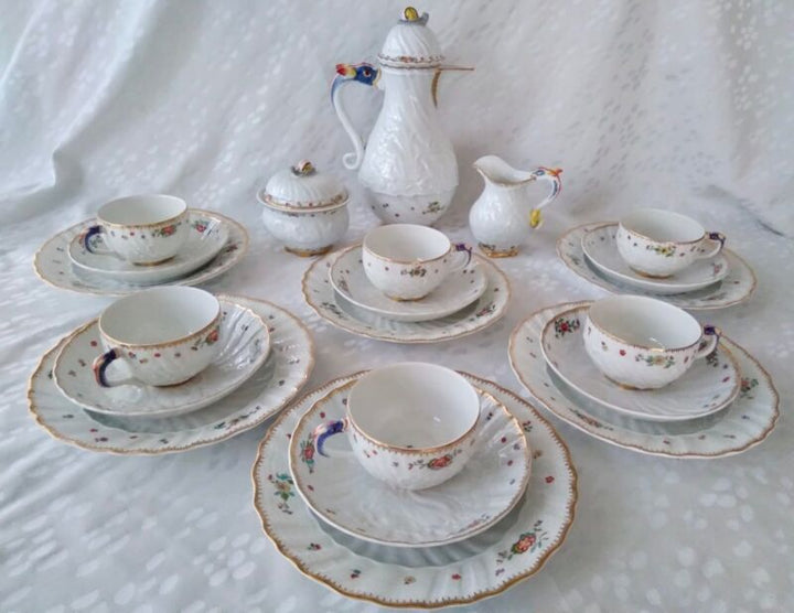 マイセン コーヒーサービス 21ピース デザイン スワンサービス 一級品