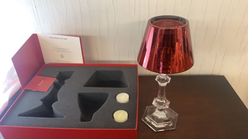 3 キャンドルスティック  アルクールスタルク クリスタル バカラ