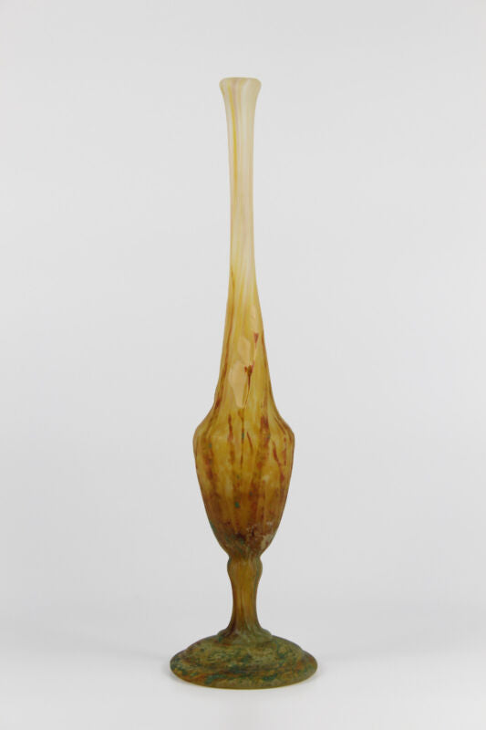 ベルナンシー　花瓶　花器　ドーム兄弟　植物　ガラス　金彩　フランス ベルナンシー 花瓶 花器 ドーム兄弟 植物 ガラス 金彩 フランス
