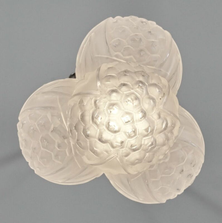 ハノッツ（HANOTS）フランス製 アールデコ調 フラッシュマウントペンダントライト