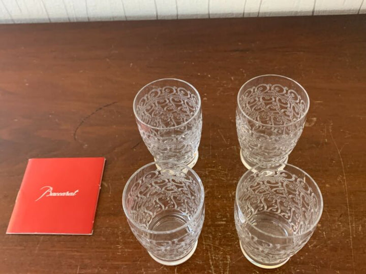 Set 4 Glasses Rohan IN Crystal Baccarat (Price Of 4 Glasses)