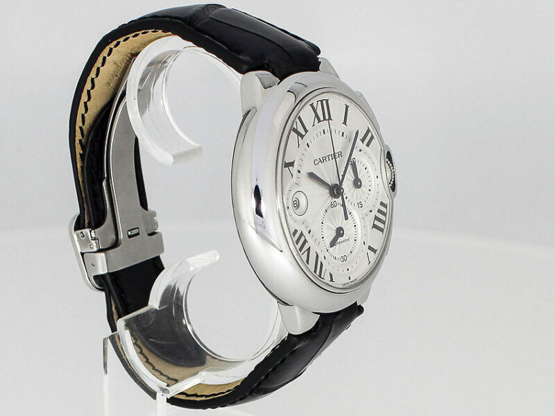 CARTIER BALLON BLEU CHRONOGRAPH 43.5 mm WATCH Ref. 3109 CARTIER SERVICE 08/2022