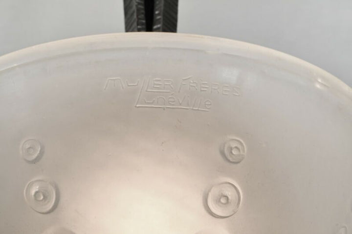 ミューラー兄弟　フランス製アールデコランプ　1930年