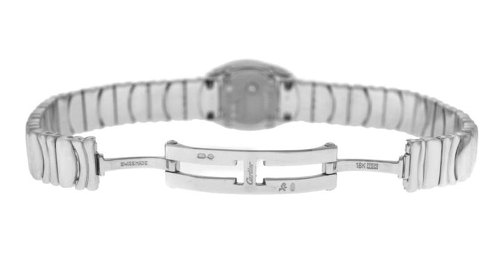 Cartier Baignoire Mini 2369 MOP Full 18K White Gold Ladies Quartz 18x24MM Watch