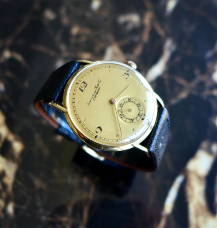 1940年製 オーバーサイズ（35mm） 14Kゴールド IWCインターナショナルウォッチ
