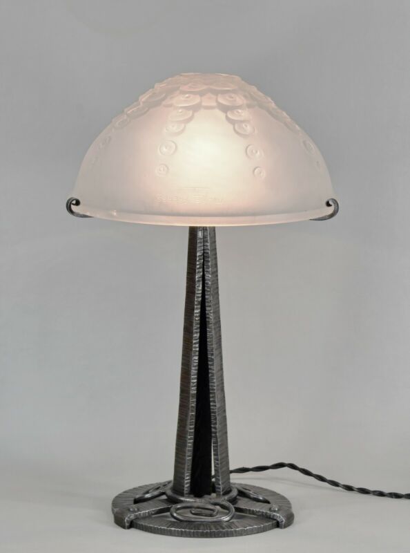 ミューラー兄弟　フランス製アールデコランプ　1930年