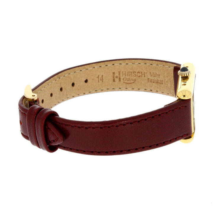 CARTIER Paris Tank Must Vermeil Ladies Silver Maroon Quartz Watch Circa 1990