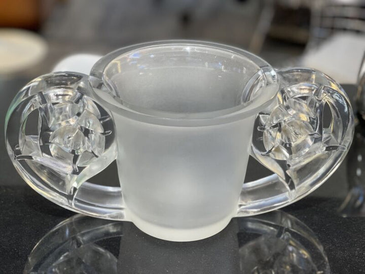 "René LALIQUE (1860-1945) ""stone fund"" vase"-