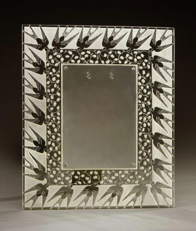 René Lalique (1860-1945): Rectangular Frame-
