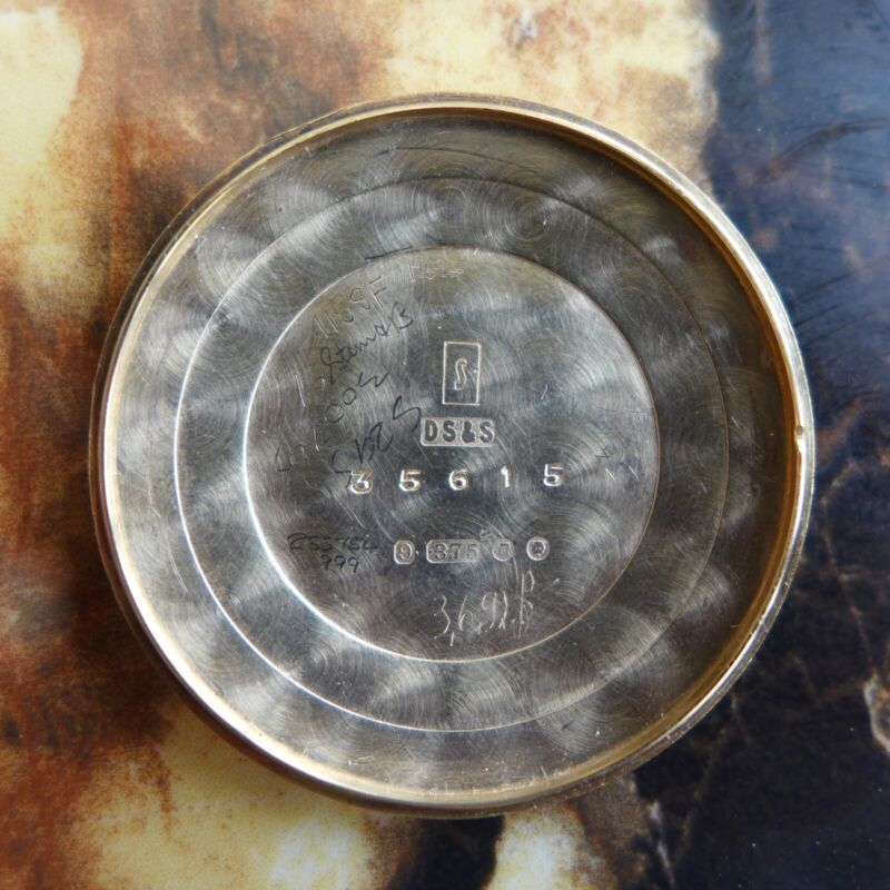 A STUNNING VINTAGE 1968 GENTS ROLEX PRECISION "COIN EDGE" IN 9k SOLID GOLD