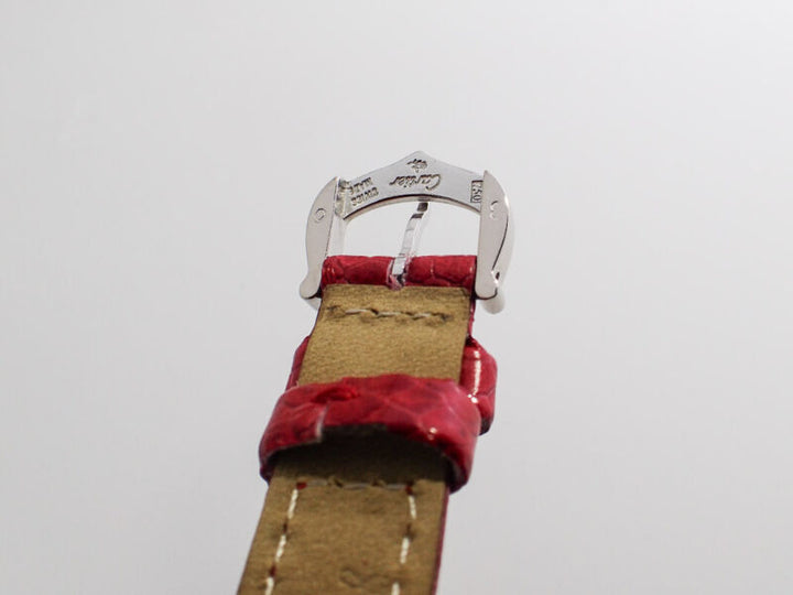 CARTIER TANK AMERICAN BOX WATCH Ref. 2489 WHITE GOLD 18K