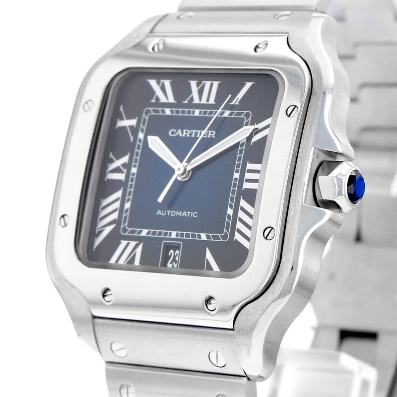 カルティエ サントス スチール 自動巻き腕時計 WSSA0013