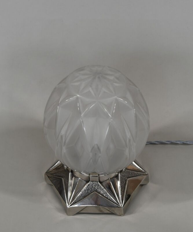 ユヌベル＆コニュヴィル　希少なフランス製アールデコランプ　1930年