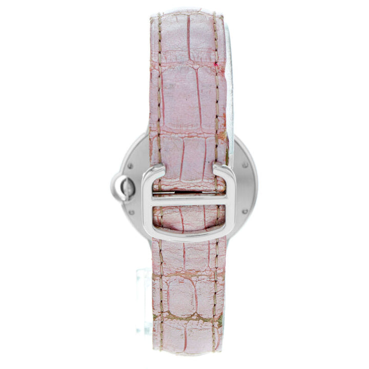 Cartier Ballon Bleu WE902042 3262 Factory Pave Diamond 18k 36mm White Gold Watch