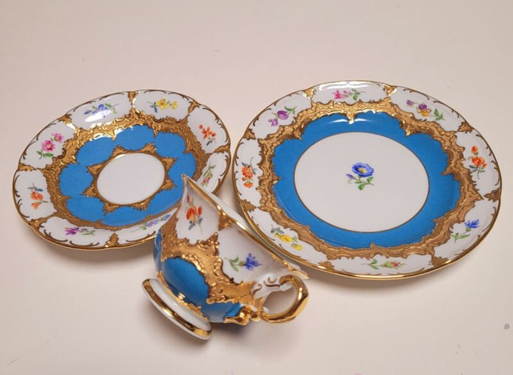 マイセン　Bフォーム　カップ＆ソーサー＆プレート