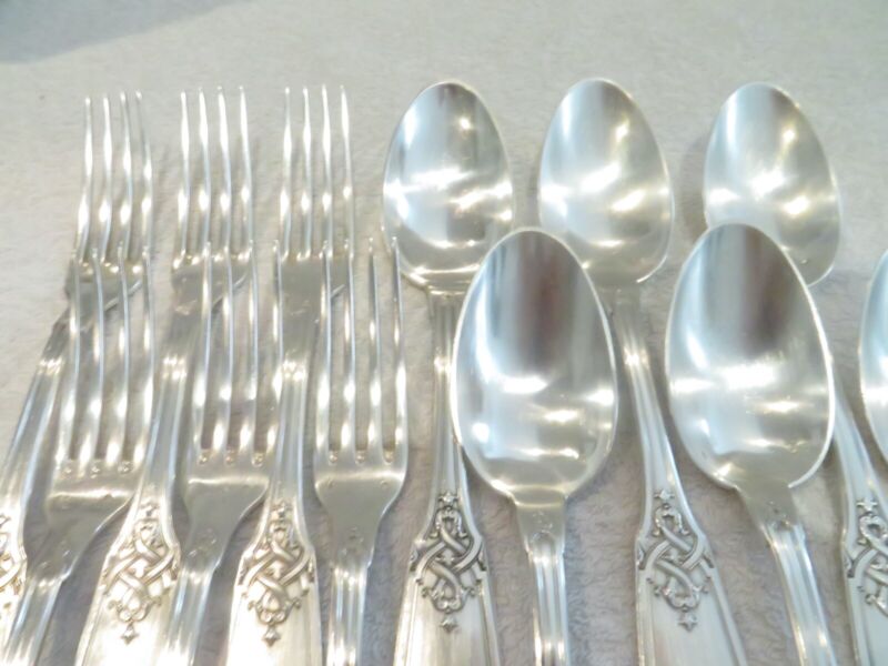 1900年代 フランス製 950スターリングシルバー12Pディナーカトラリー