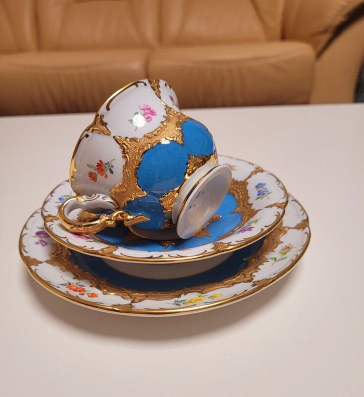 マイセン　Bフォーム　カップ＆ソーサー＆プレート