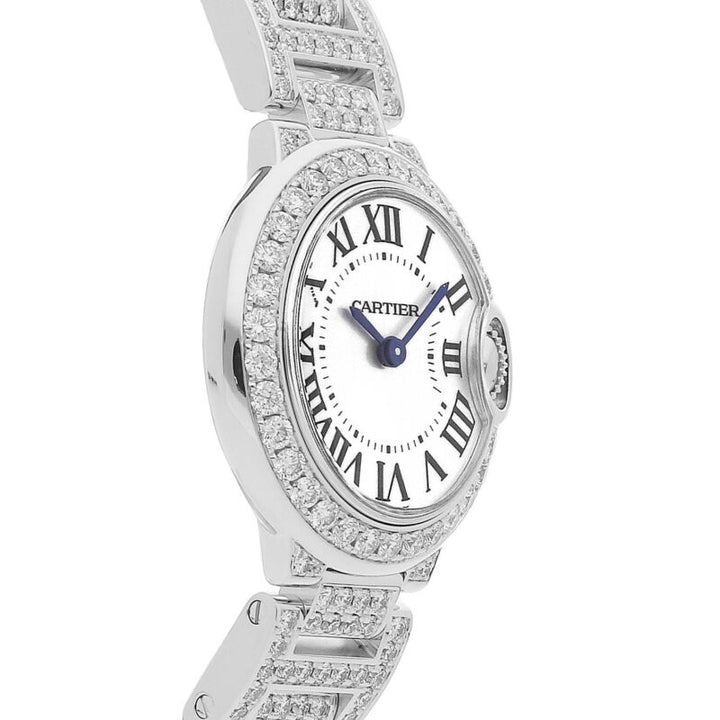 Cartier Ballon Bleu de Cartier Quartz White Gold Diamonds Ladies Watch WE9003ZA
