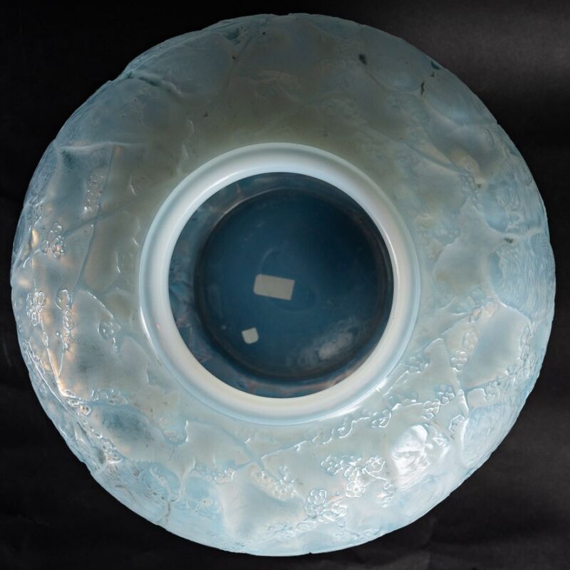 René Lalique 1919 - Opalescent Parakeet Vase-