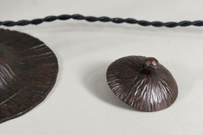 ドーム兄弟＆エスカフル　フランス製アールデコランプ　錬鉄製　1930年