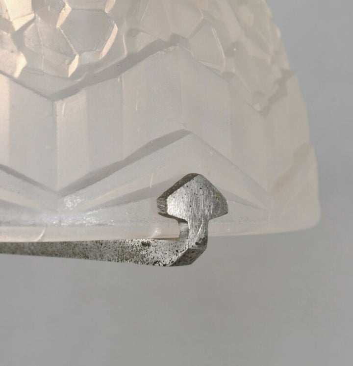 エティエ・ヴァンソン　非常に優れたアールデコランプ　1930年　フランス製