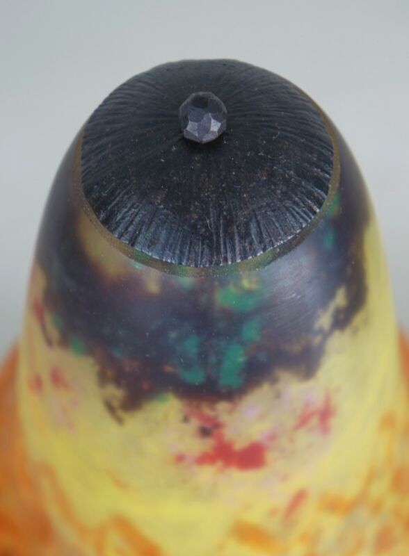 メネディー＆ドーム兄弟　フランス製アールデコランプ　1930年　錬鉄製