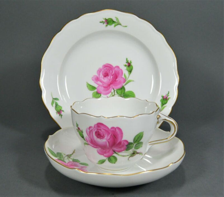 マイセン コーヒーサービス ピンクローズ コーヒーサービス カップポット フラット