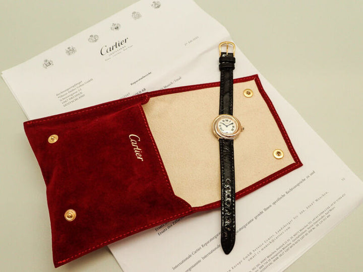 CARTIER TRINITY 27 mm 18K YELLOW, RED, WHITE GOLD WATCH Ref. 2357 REVISION 07/2022