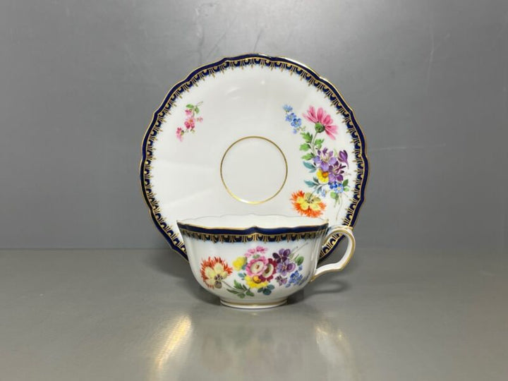 マイセン  Aカンテ フラワーペインティング フラワー1級品 N2