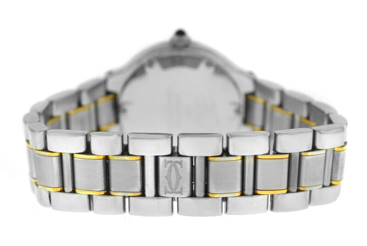 Cartier Must de Cartier 1340 Ladies Quartz 18K Gold Steel 28MM Watch