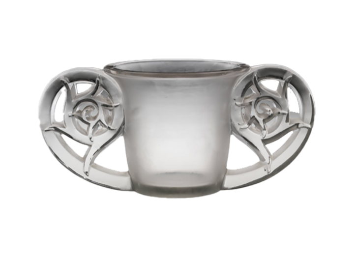 "René LALIQUE (1860-1945) ""stone fund"" vase"-