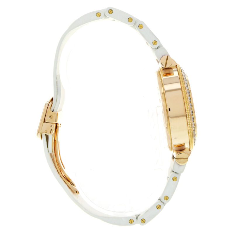Cartier Pasha Seatimer WJ130004 3130 Diamond White MOP 18k 37mm Rose Gold Watch