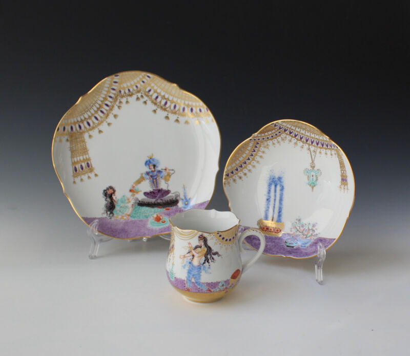 マイセン MEISSEN 陶板画 アラビアンナイト パレステラス 1級品 マイセン MEISSEN 陶板画 アラビアンナイト パレステラス 1級品