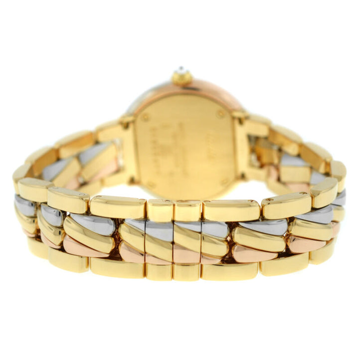 レディース カルティエ トリニティ 2357 18K ローズイエローホワイトゴールド ダイヤモンド クォーツ 腕時計