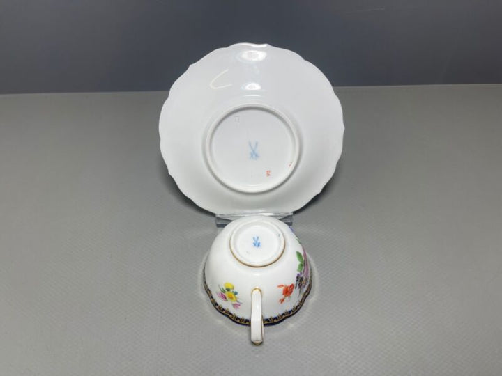 マイセン  Aカンテ フラワーペインティング フラワー1級品