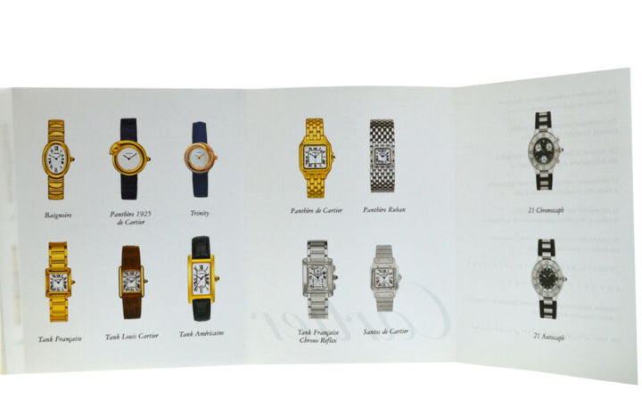 レディース カルティエ トリニティ 2357 18K ローズイエローホワイトゴールド ダイヤモンド クォーツ 腕時計