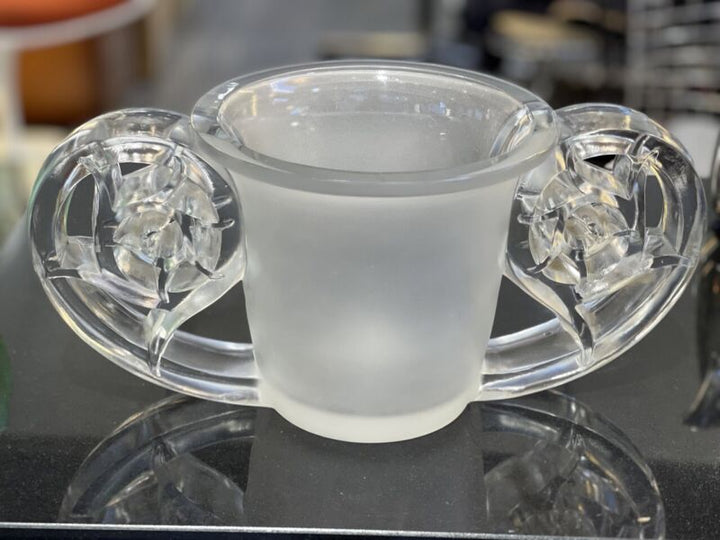 "René LALIQUE (1860-1945) ""stone fund"" vase"-