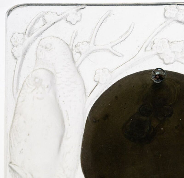 "René Lalique: Pair of frames ""4 parakeets"-