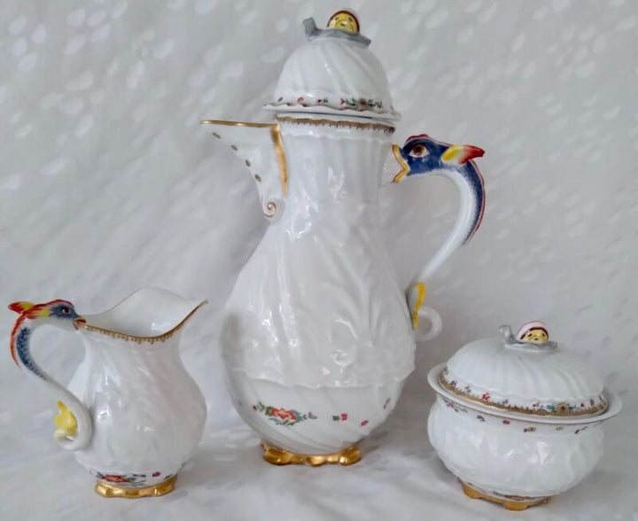 マイセン コーヒーサービス 21ピース デザイン スワンサービス 一級品