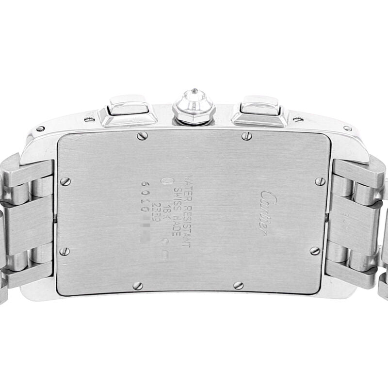 カルティエ タンク アメリカン ホワイトゴールド クォーツウォッチ Ref.2339