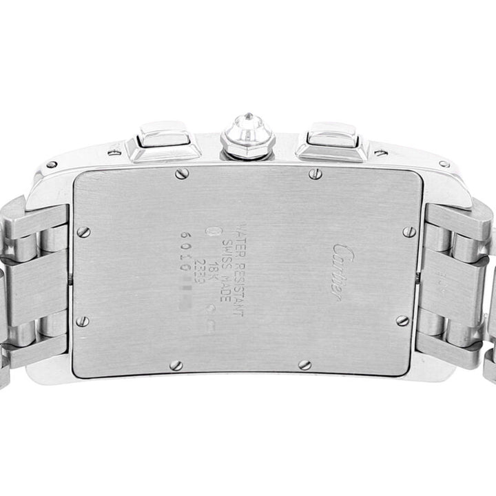 カルティエ タンク アメリカン ホワイトゴールド クォーツウォッチ Ref.2339