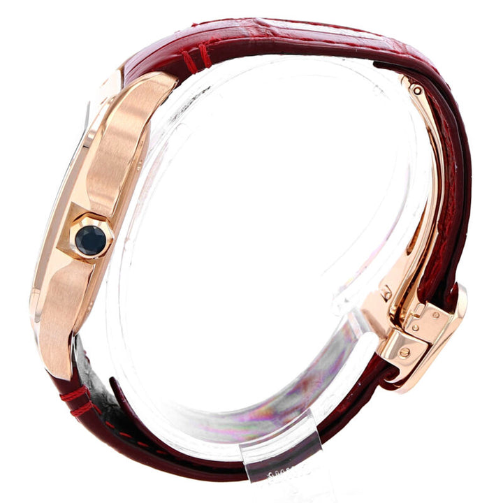 カルティエ サントス ローズゴールド 自動巻き腕時計 WGSA0012