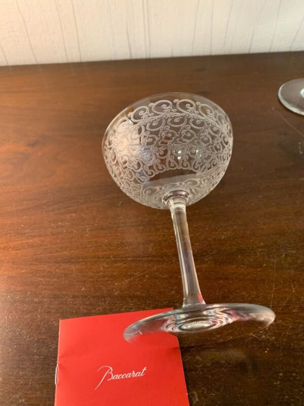 9-Cups Champagne Model Rohan IN Glass Baccarat (Price For La Piece)