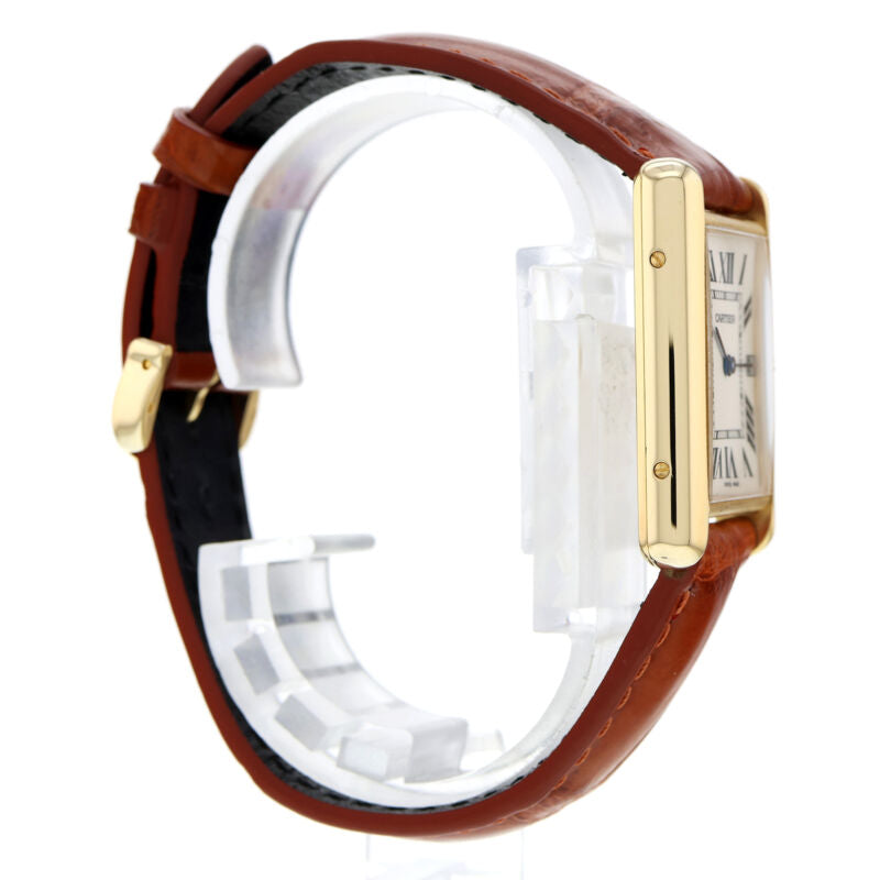 タンク ルイ カルティエ  イエローゴールド クオーツウォッチ W1529756