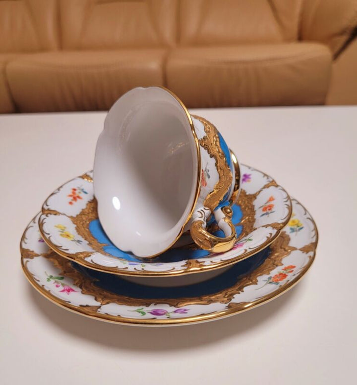 マイセン　Bフォーム　カップ＆ソーサー＆プレート