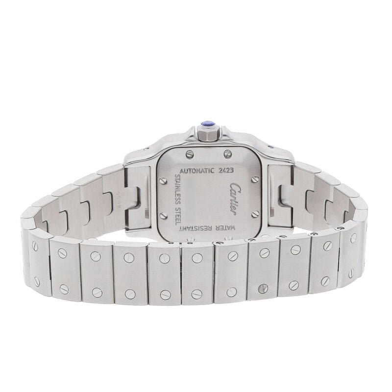 Cartier Santos Galbee Small Model Automatic 24mm Steel Ladies Watch DateW20044D6
