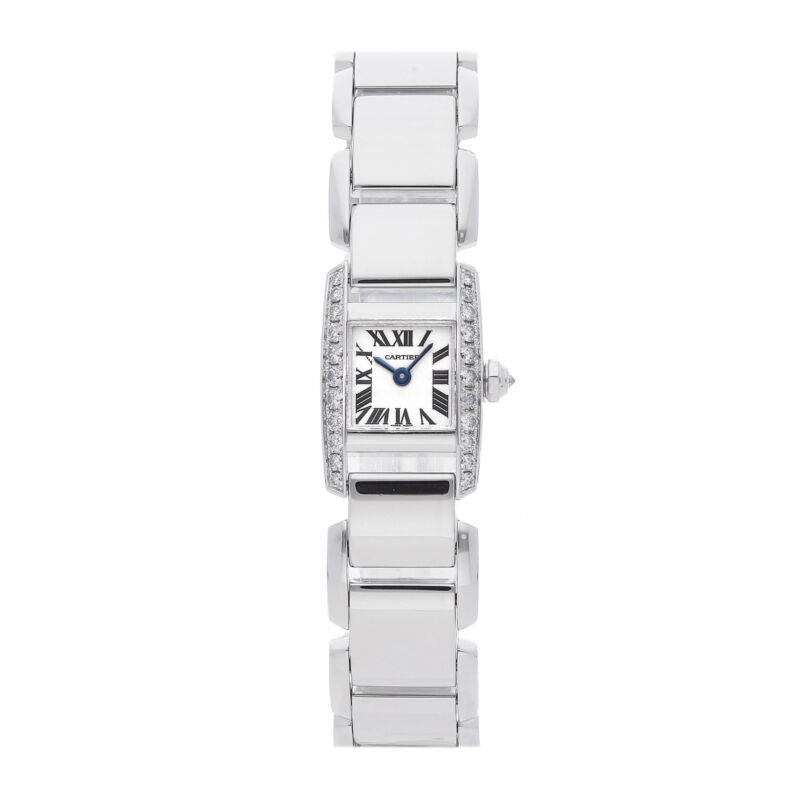Cartier Tankissime Small Model Quartz Gold Diamonds Ladies Watch WE70069H