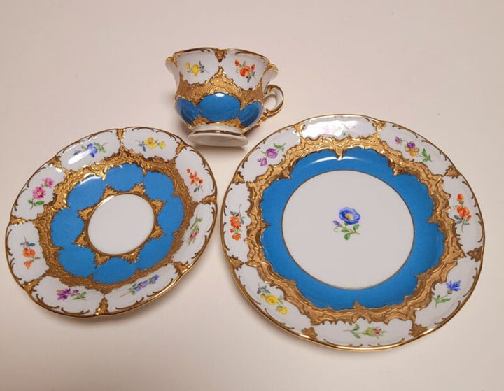 マイセン　Bフォーム　カップ＆ソーサー＆プレート